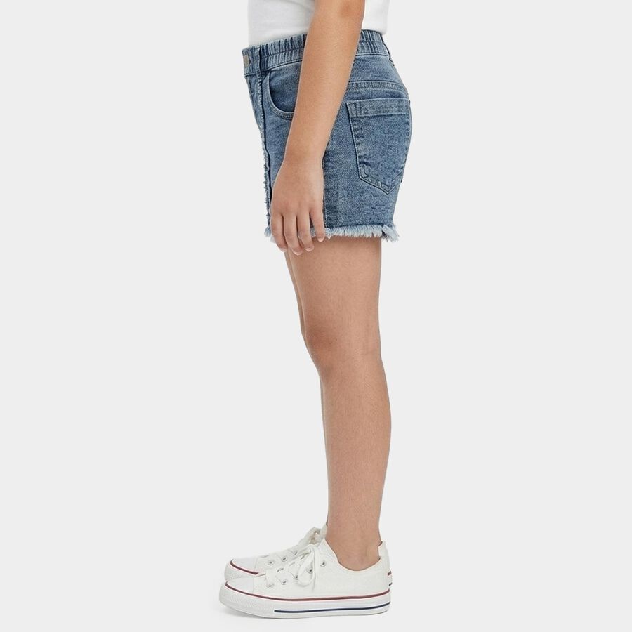 Girls' Shorts, Light Blue, large