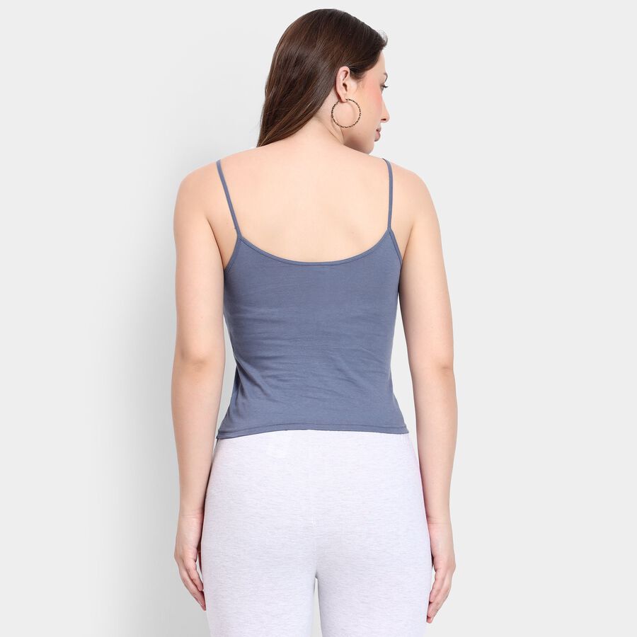 Ladies' 100% Cotton Slips, गहरा ग्रे, large image number null