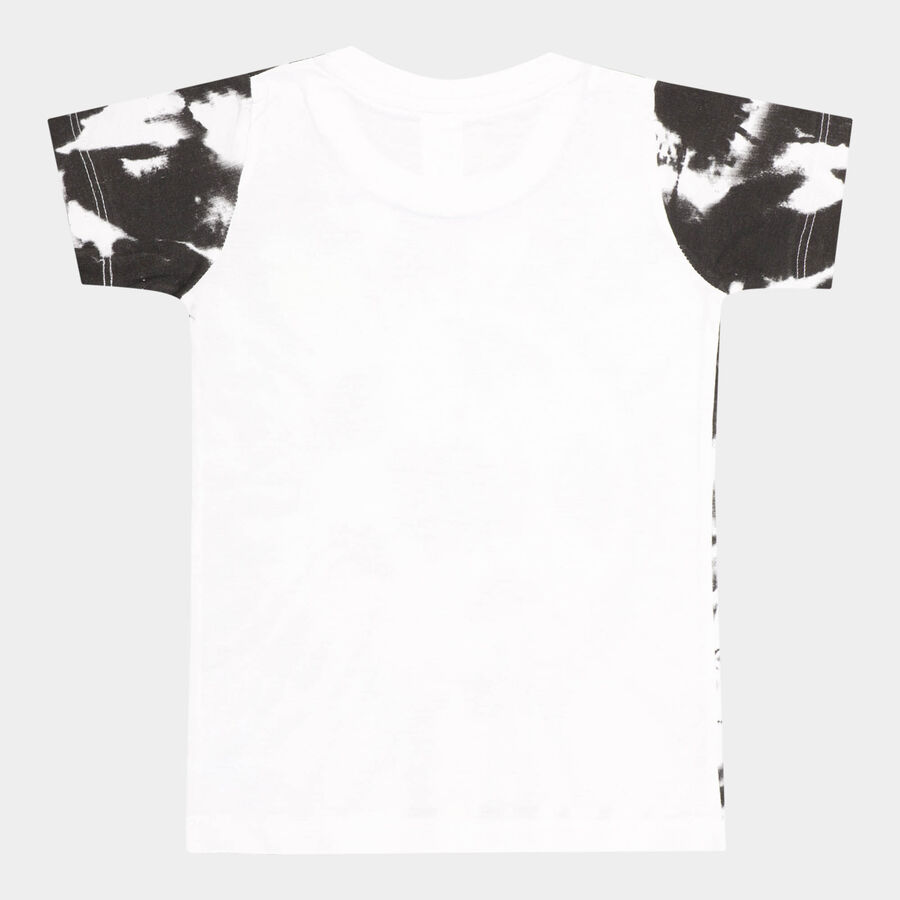 बॉयज टी-शर्ट, ऑफ व्हाइट, large image number null