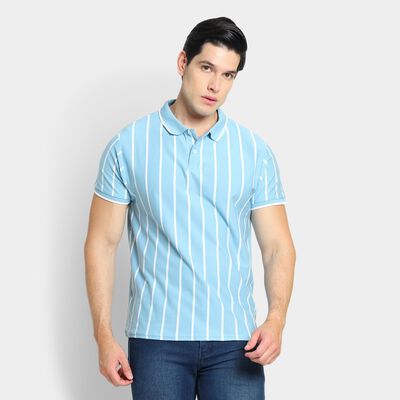 Men's Collared Half Sleeves T-Shirt 