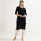 Women's Cotton Regular-Fit Palazzos, Off White, small