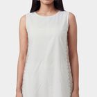 Women's Eggshell White Floral Printed Ethnic Set, ऑफ व्हाइट, small