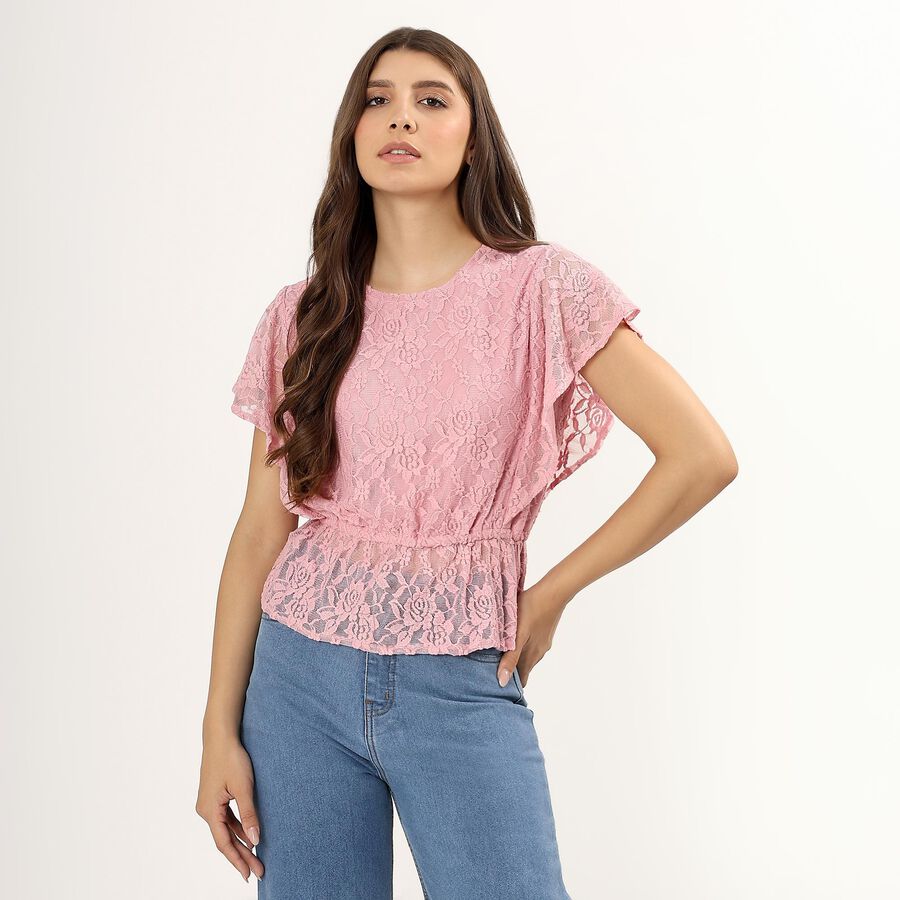 Ladies' Top , गुलाबी, large