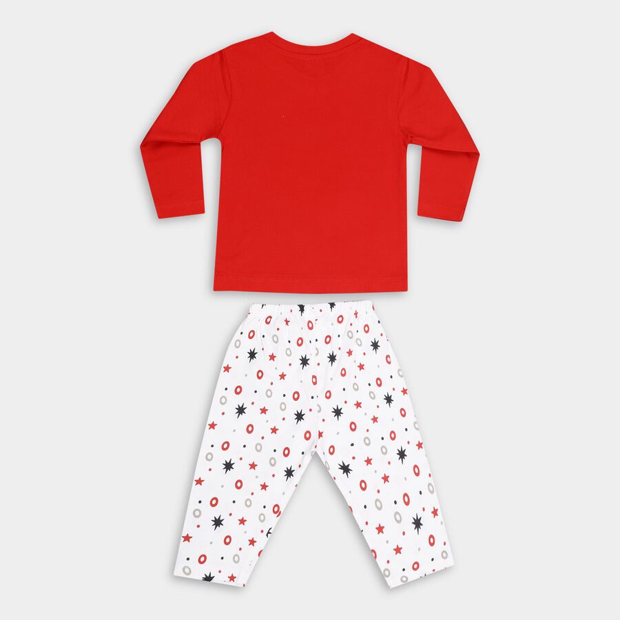 Infants' 100% Cotton Baba Suit, लाल, large image number null