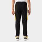 Boys' Black Straight Fit Colorblocked Cotton Blend Pyjama, Black, small