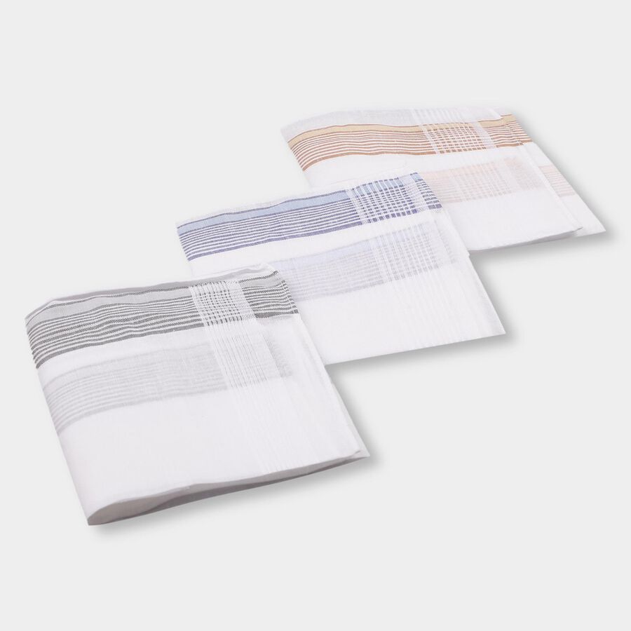 Men's Hanky, White, large image number null