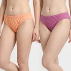 Women's Assorted Regular Fit Polka Dot Panty, चुनिंदा, small