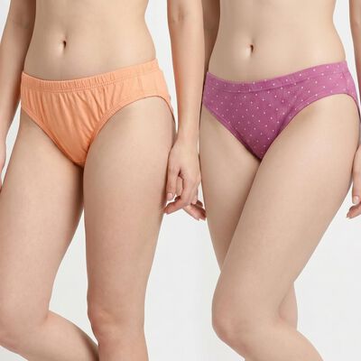 Women's Assorted Regular Fit Polka Dot Panty
