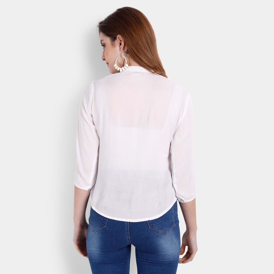 Embellished Shirt, White, large image number null