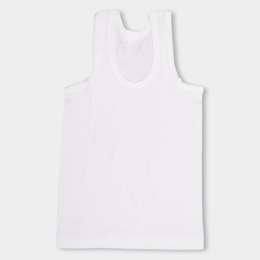 Boys' 100% Cotton Vest , Yellow, large image number null