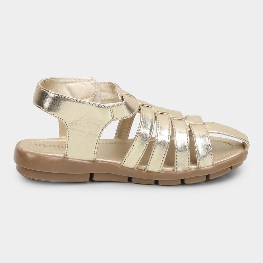 Girls' Sandal, Golden, large image number null