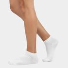Men's Ankle Length Pack of 3 Socks ( Grey, White, Black ), Melange Light Grey, small