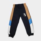 Boys Navy Blue Jogger Colorblock Pyjama, Navy Blue, small