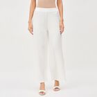 Ladies' Regular Track Pants, White, small image number null