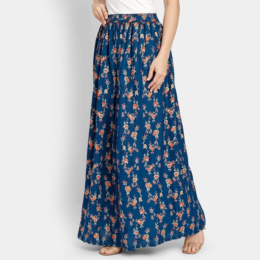 Ladies' Lehenga Skirt, टील ब्लू, large image number null