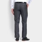 Men's Slim Fit Casual Trousers , गहरा ग्रे, small image number null