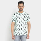 Printed Henley T-Shirt, Light Green, small image number null