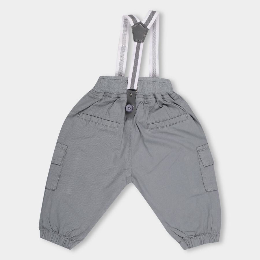 Infants' 100% Cotton Trouser, Light Grey, large image number null