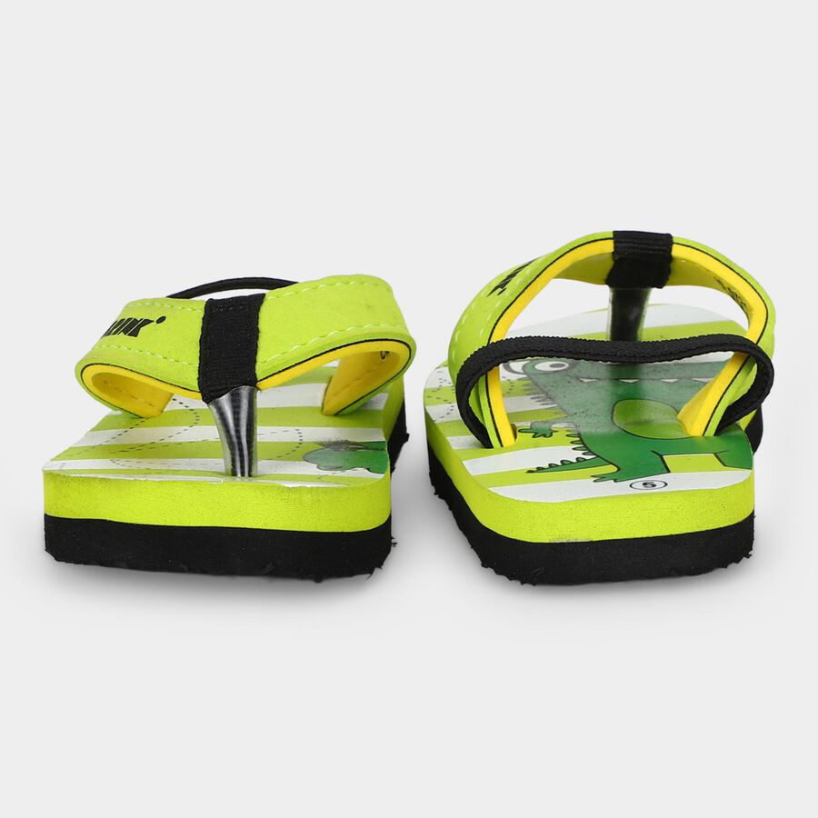 Boys' Slipper, Green, large