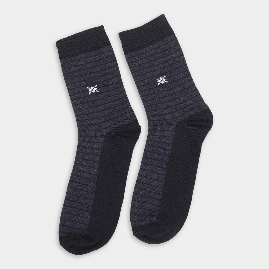 Men's Socks , Navy Blue, large image number null
