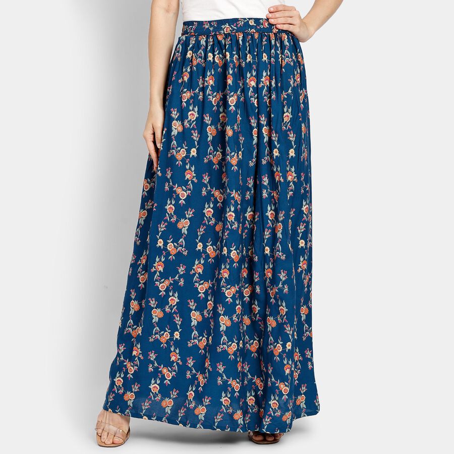 Ladies' Lehenga Skirt, टील ब्लू, large image number null