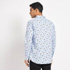 Cotton Printed Casual Shirt, Light Blue, small image number null