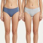 Women's Assorted Regular Fit Solid Panty, चुनिंदा, small