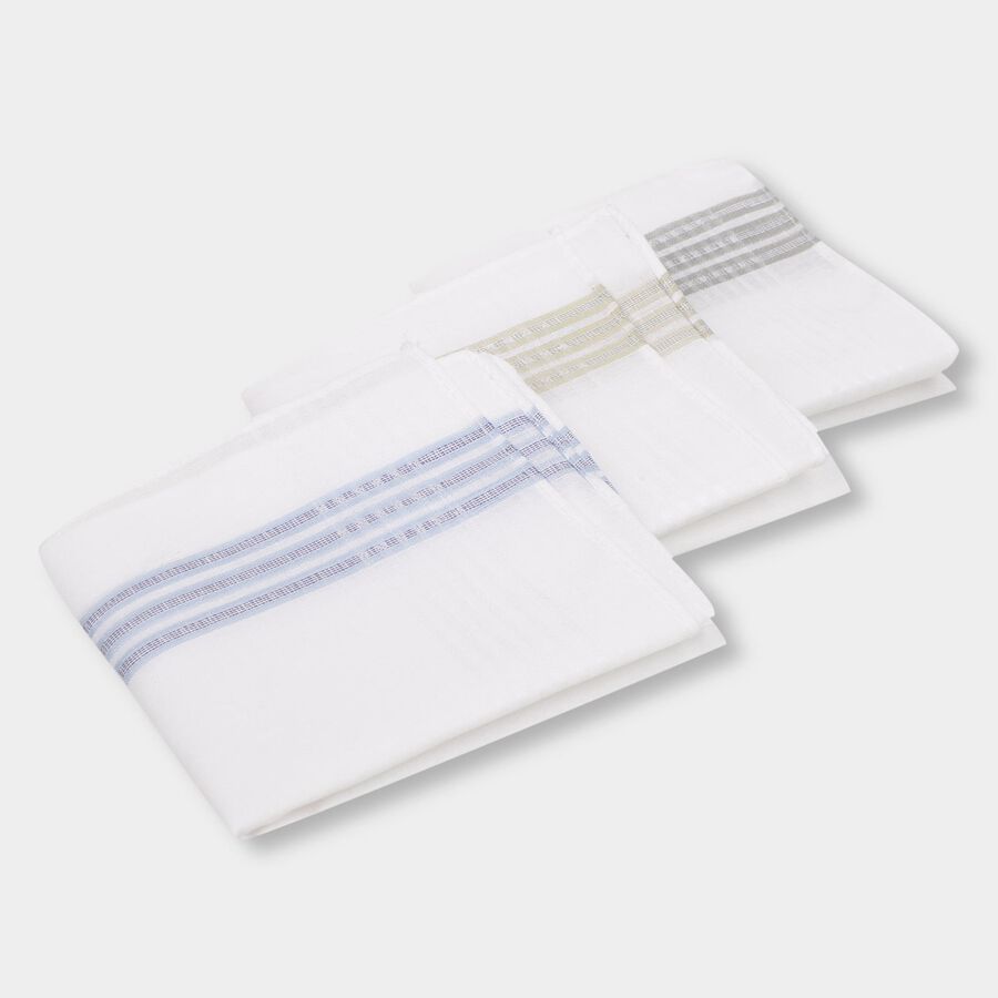 Men's Basic Hanky , Mid Blue, large image number null