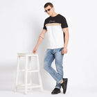 Cotton Round Neck T-Shirt, White, small image number null