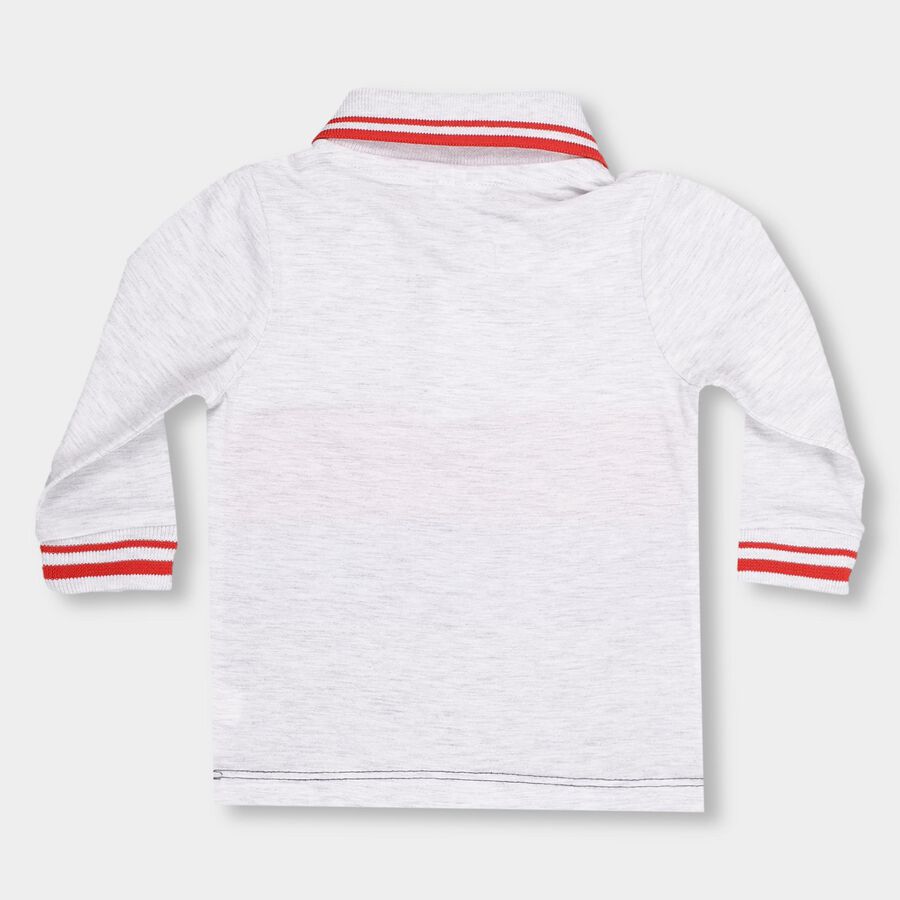 Infants' T-Shirt, Melange Light Grey, large image number null