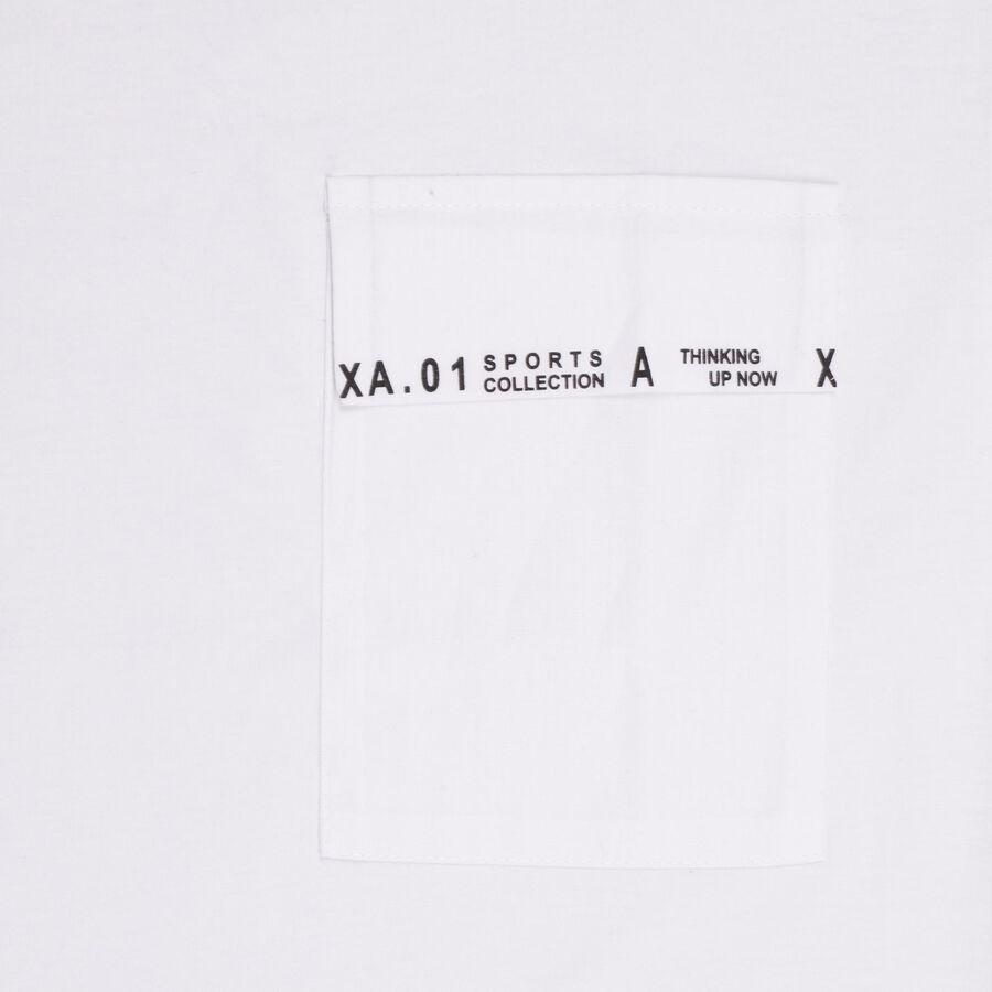 Boys' 100% Cotton Half Sleeves T-Shirt , White, large image number null