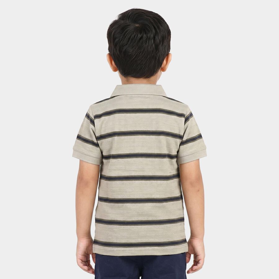 Boys Light Green Polo Neck Polo Boys T-Shirt, हल्का हरा, large