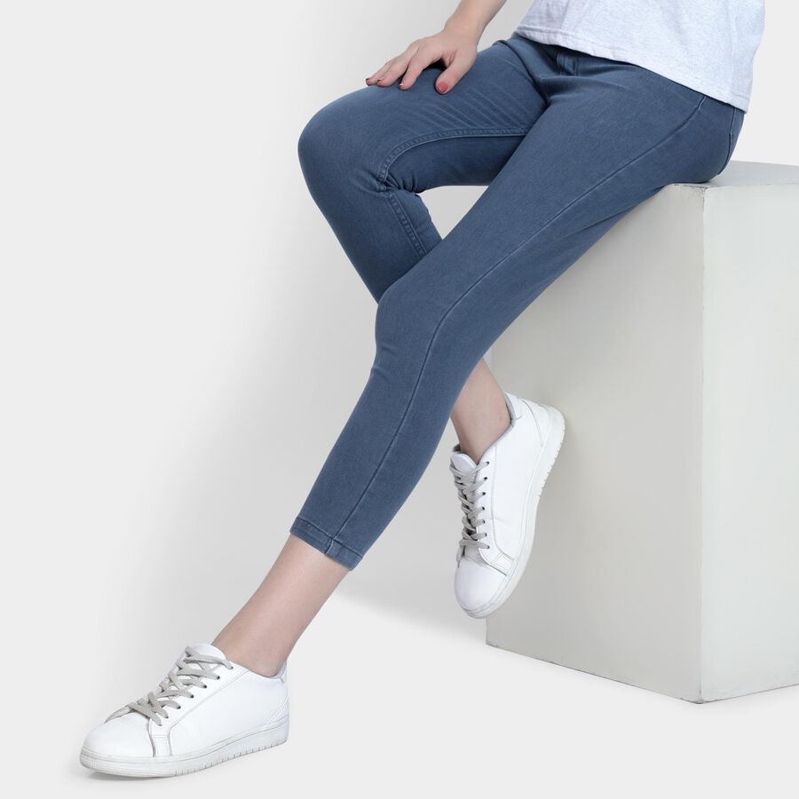 Ladies' Jeans , गहरा ग्रे, large image number null
