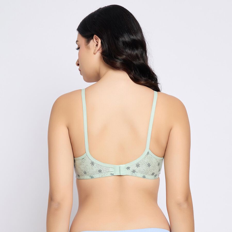 Ladies'100% Cotton Bra, Light Green, large image number null