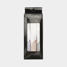 Men's White Striped Pack of 3 Handkerchief, White, small