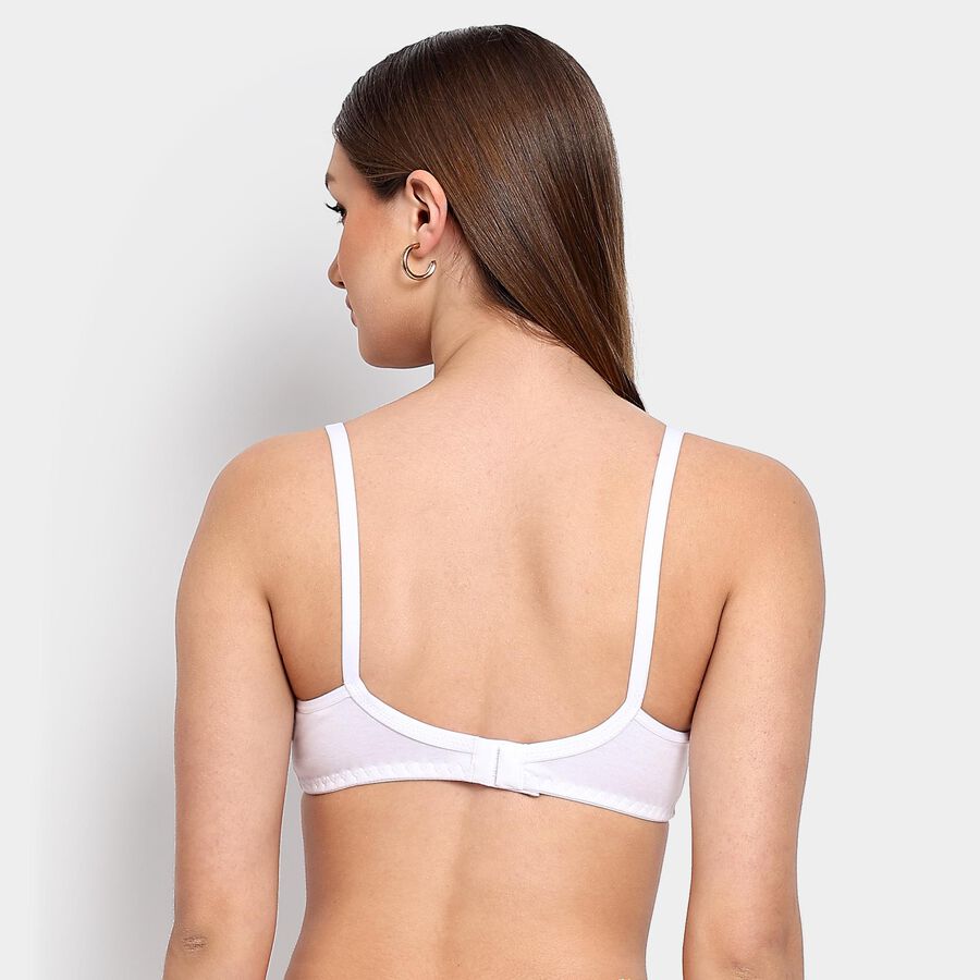 Ladies' Bra , White, large image number null