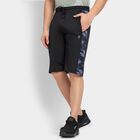 Men's Black Regular Fit Printed Jamaican, Black, small