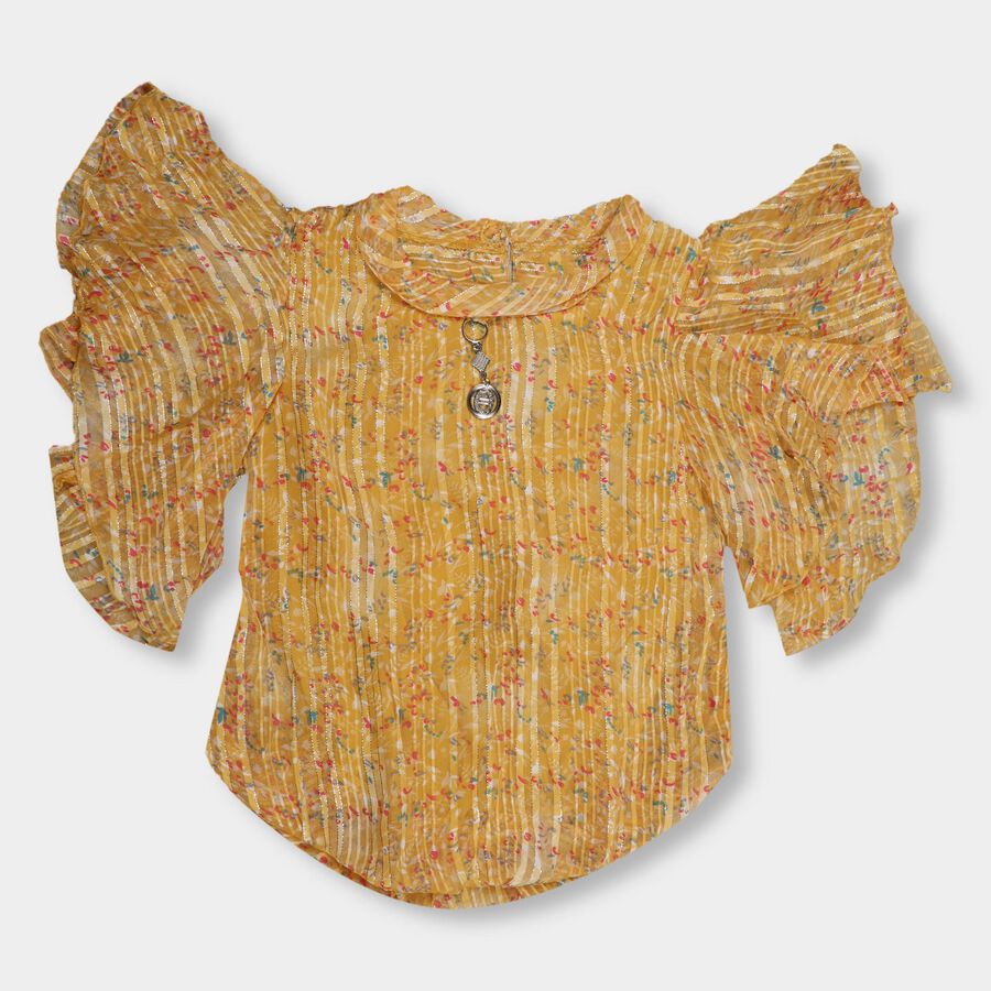 Girls' T-Shirt , Yellow, large image number null