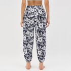 Women's Blue Skinny Fit Regular Style Harem Pants, Navy Blue, small image number null