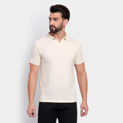Men's Collared Half Sleeves T-Shirt 