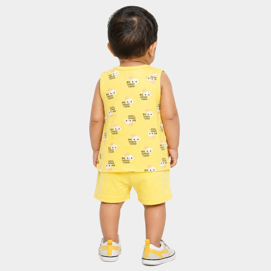 Infants' Short Set, Yellow, large