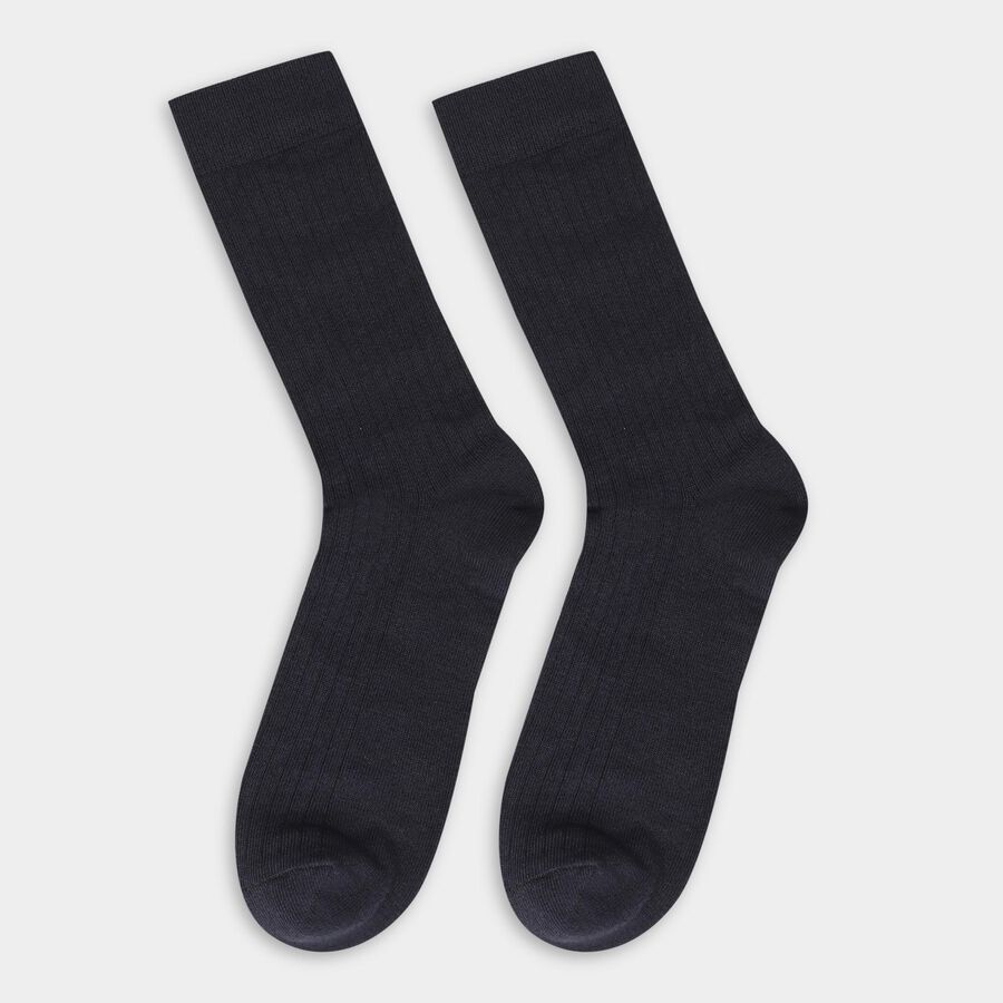 Men's Socks (Pack of 2), Navy Blue, large image number null