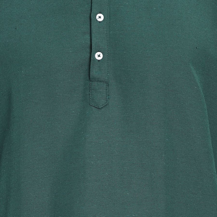 Men's Kurta Pyjama, गहरा हरा, large image number null