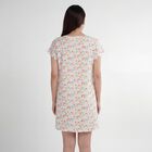 Women's White Sleeveless Casual Nighty, White, small