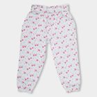 Girls' Light Powder Blue Floral Printed Jogger Pyjama, हल्का नीला, small image number null