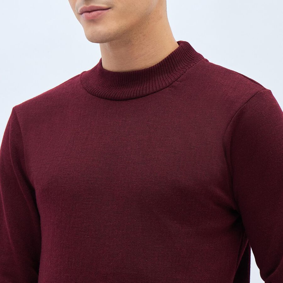 Men's Pullover, वाइन, large image number null