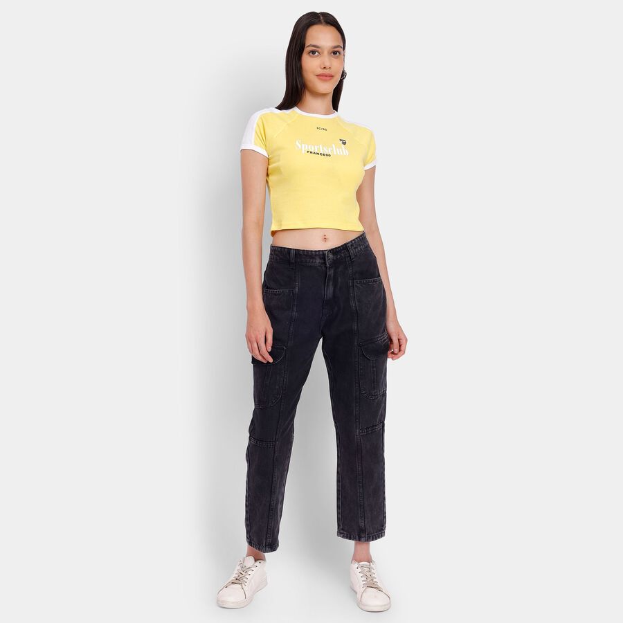 Ladies' Jeans, Black, large image number null