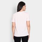 Ladies' Round Neck T-Shirt, हल्का गुलाबी, small image number null