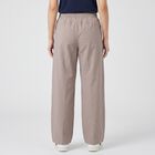 Women's Grey Straight Fit Zip Pocket Track Pants, Light Grey, small