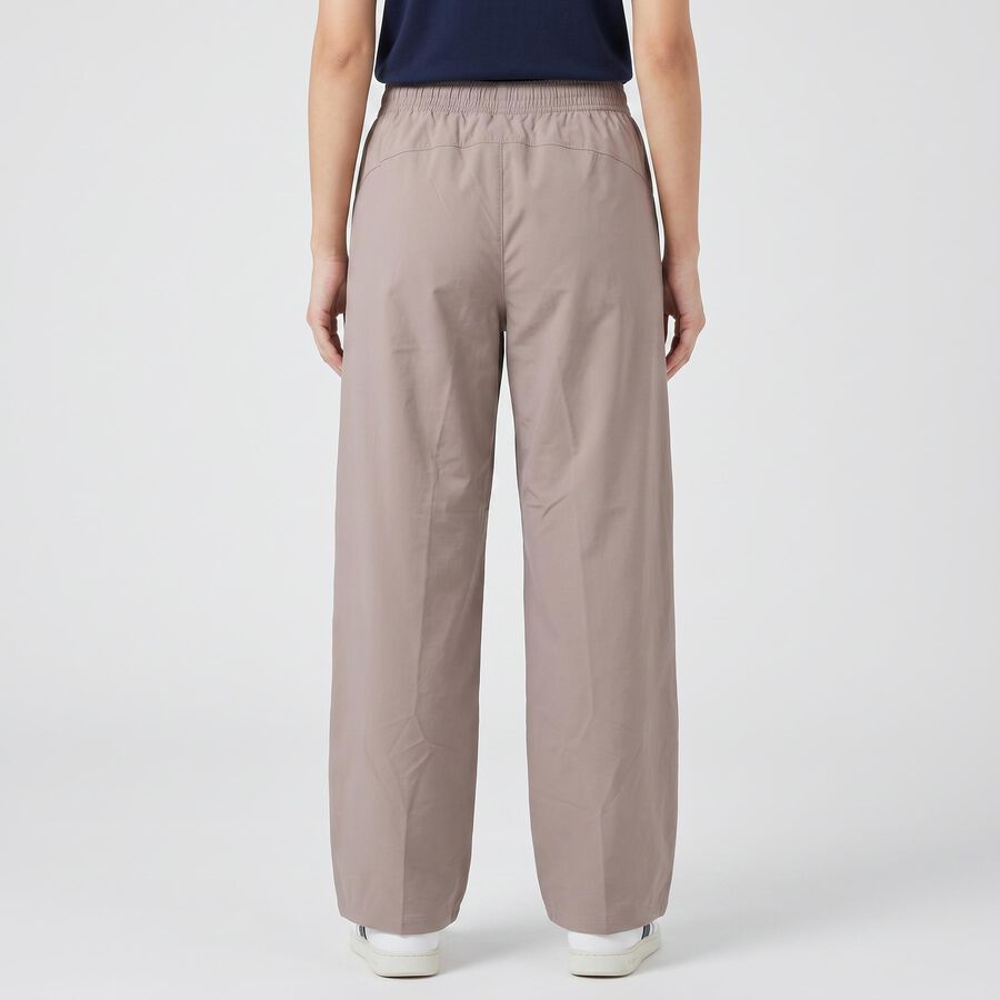 Women's Grey Straight Fit Zip Pocket Track Pants, Light Grey, large
